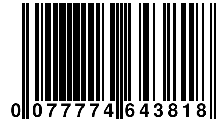 0 077774 643818