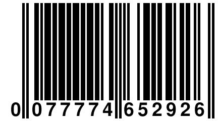 0 077774 652926
