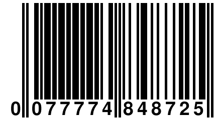 0 077774 848725