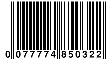 0 077774 850322