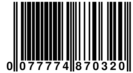 0 077774 870320