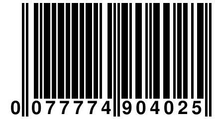 0 077774 904025
