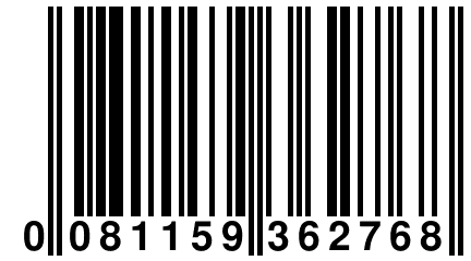 0 081159 362768