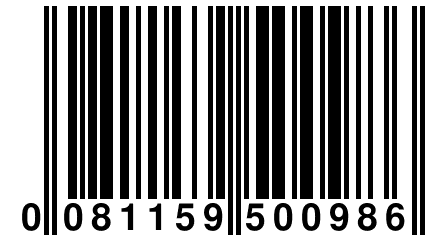 0 081159 500986
