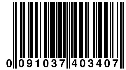 0 091037 403407