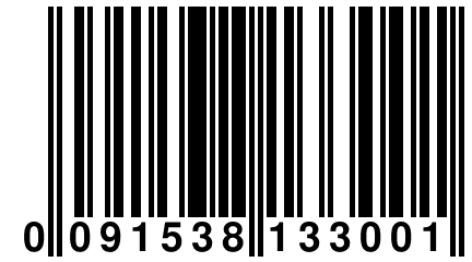 0 091538 133001