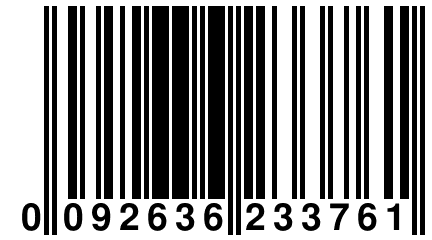 0 092636 233761
