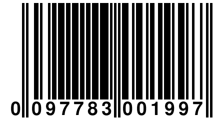 0 097783 001997