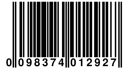 0 098374 012927