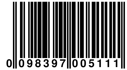 0 098397 005111