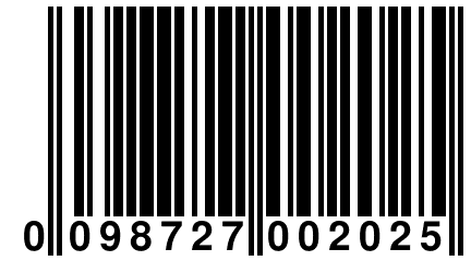 0 098727 002025