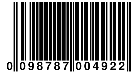 0 098787 004922