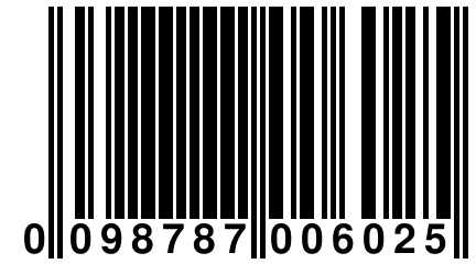 0 098787 006025
