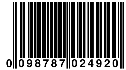 0 098787 024920