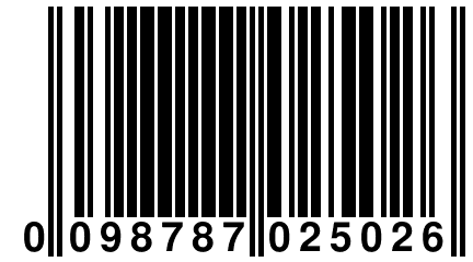 0 098787 025026