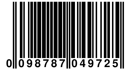 0 098787 049725