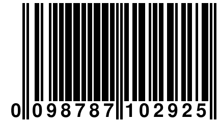 0 098787 102925