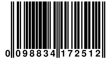 0 098834 172512