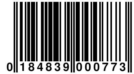 0 184839 000773