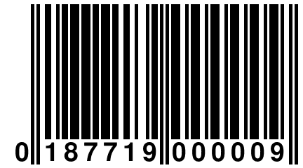 0 187719 000009