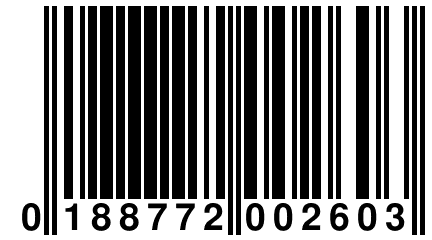 0 188772 002603