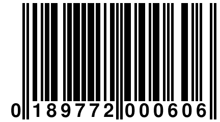 0 189772 000606