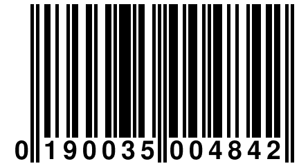 0 190035 004842