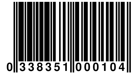 0 338351 000104
