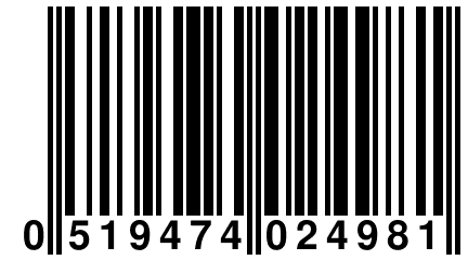 0 519474 024981