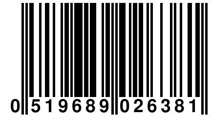 0 519689 026381