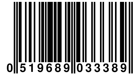 0 519689 033389