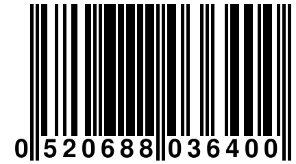 0 520688 036400
