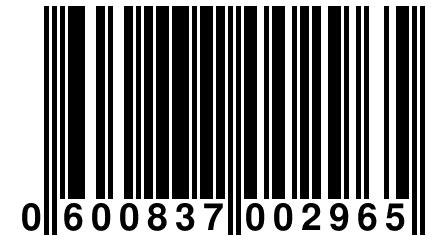 0 600837 002965