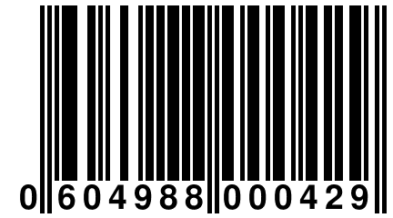0 604988 000429
