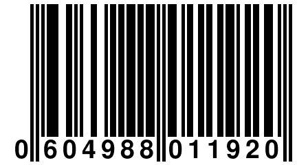 0 604988 011920
