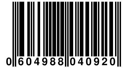 0 604988 040920