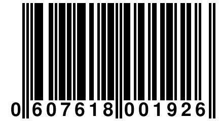 0 607618 001926