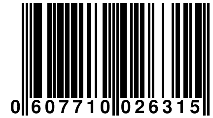 0 607710 026315