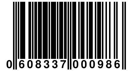 0 608337 000986
