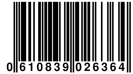 0 610839 026364