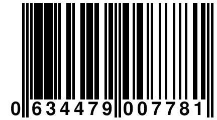 0 634479 007781