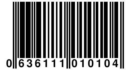 0 636111 010104