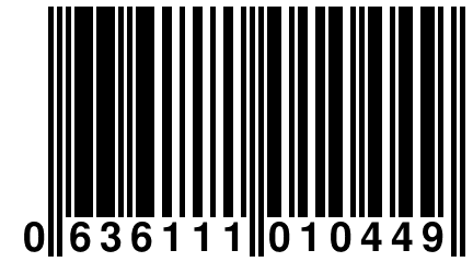 0 636111 010449