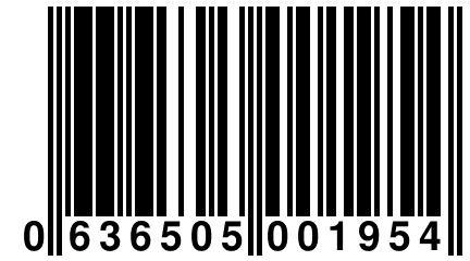 0 636505 001954