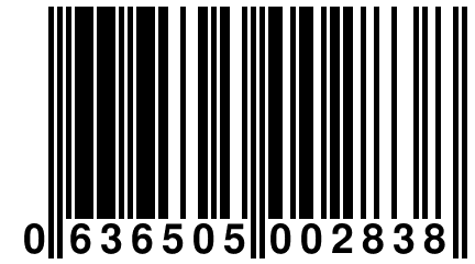 0 636505 002838