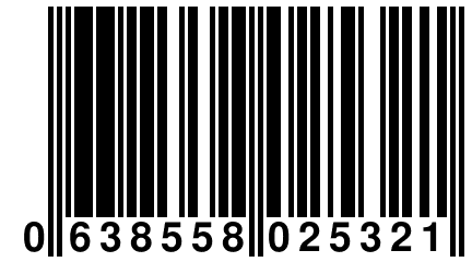 0 638558 025321