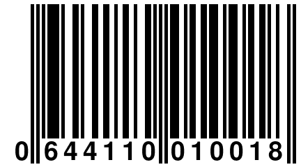 0 644110 010018