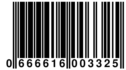 0 666616 003325