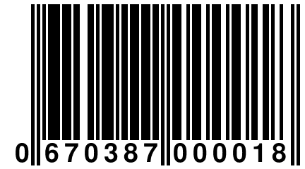 0 670387 000018