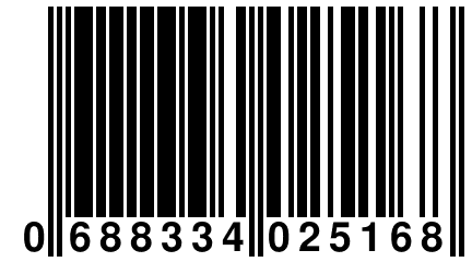 0 688334 025168